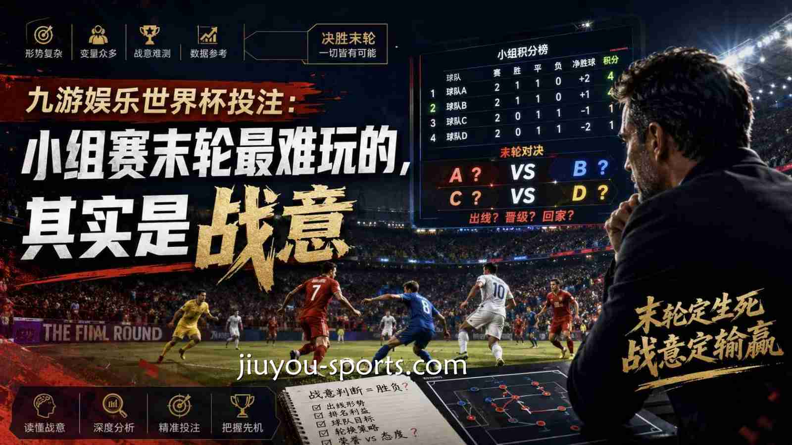 九游娱乐世界杯投注：小组赛末轮最难玩的，其实是战意