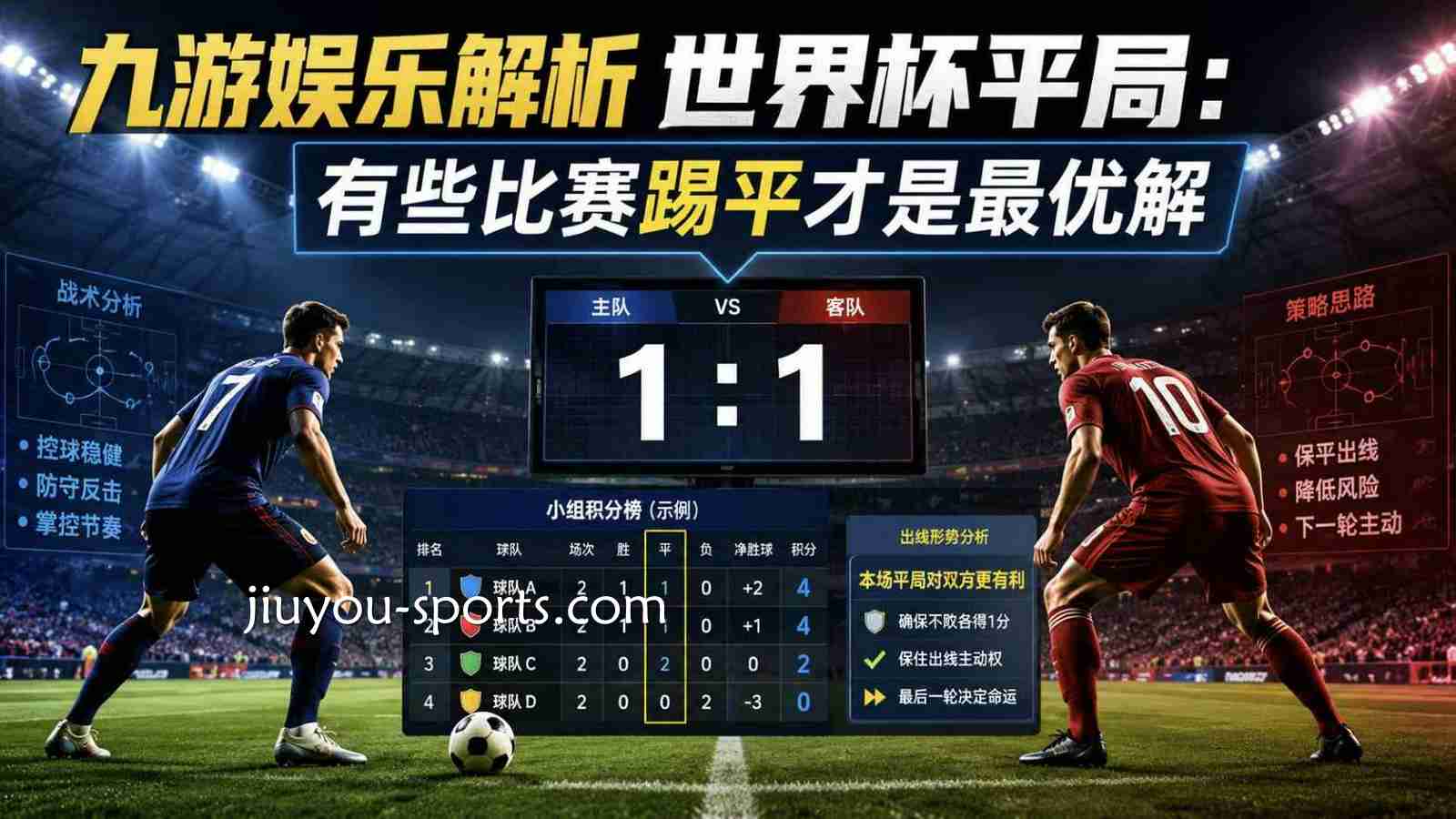 九游娱乐解析世界杯平局：有些比赛踢平才是最优解