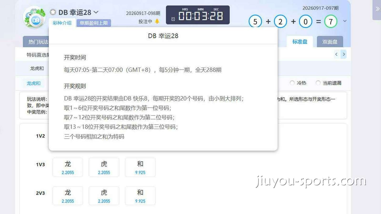 九游娱乐《DB幸运28》玩法攻略：龙虎和规则全面解析
