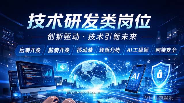 九游娱乐2026春季招聘，技术研发岗位