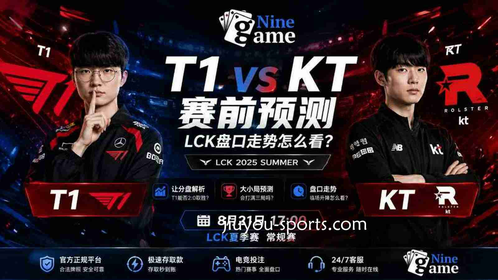 九游娱乐 | 《英雄联盟》T1VSKT赛前预测：LCK盘口走势怎么看？