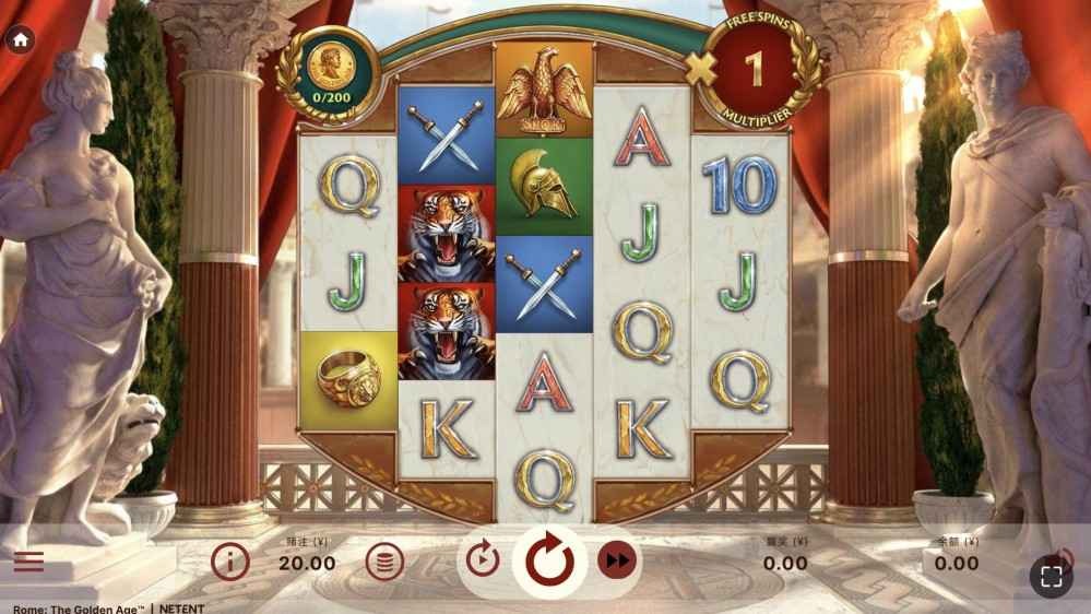 九游娱乐热门游戏推荐：NetEnt《罗马黄金时代》爆奖规则全解析