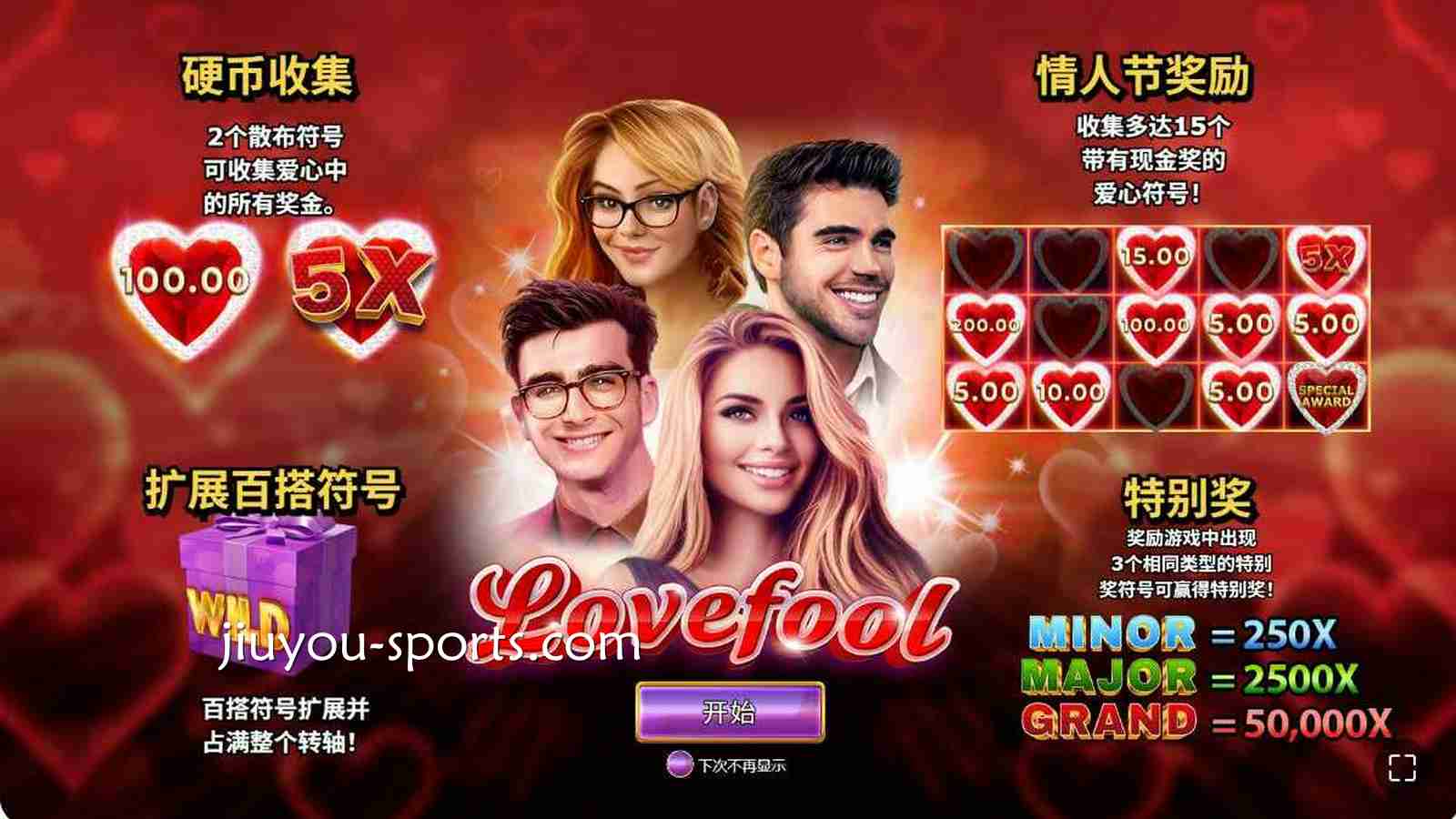 九游娱乐《为爱痴狂》攻略：PT老虎机奖励规则